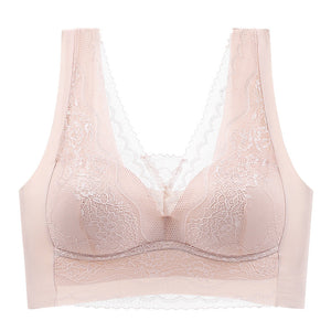 Zacoi Lace anti-exposure seamless bra