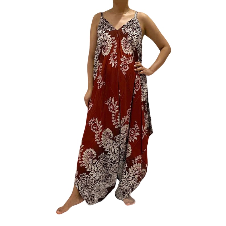 Women's Harem Boho Overalls