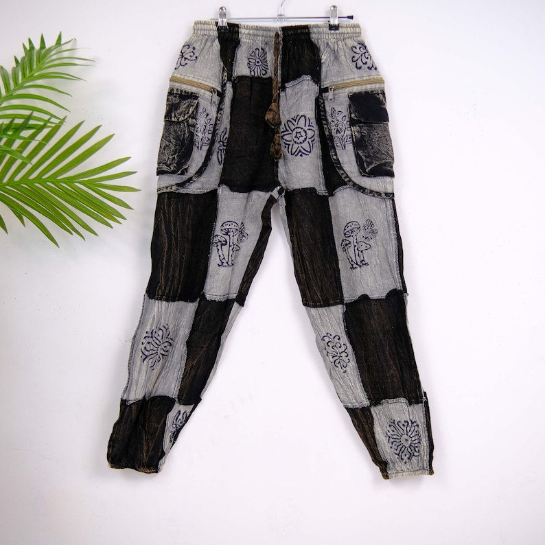 Patch Cotton Gothic Unisex Joggers