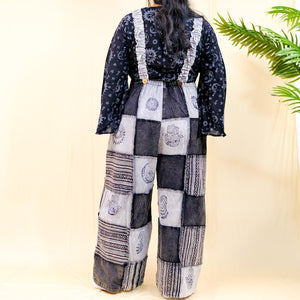 Block Print Boho Unisex Overalls