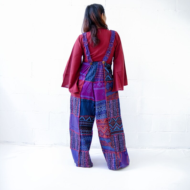 Bohemian Summer Patchwork Jumpsuit