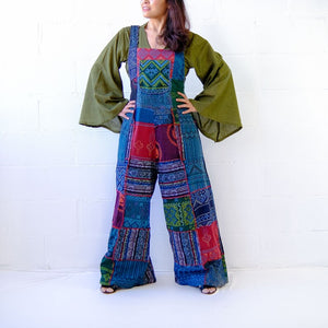 Bohemian Summer Patchwork Jumpsuit