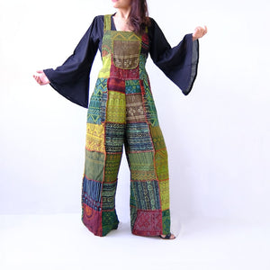 Bohemian Summer Patchwork Jumpsuit