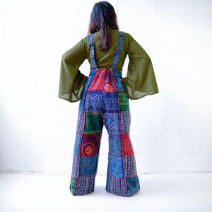 Bohemian Summer Patchwork Jumpsuit