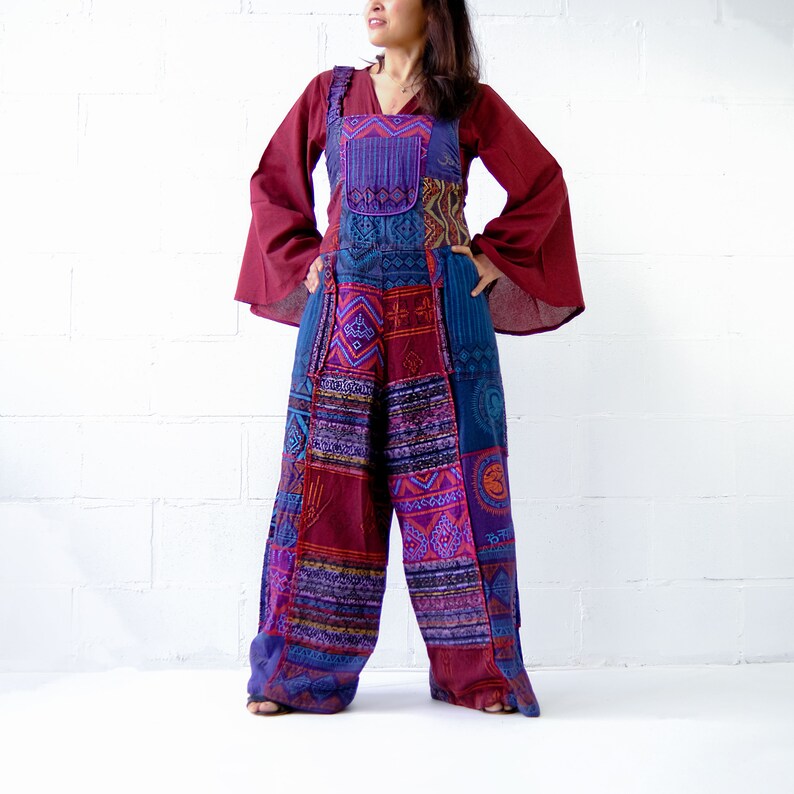 Bohemian Summer Patchwork Jumpsuit